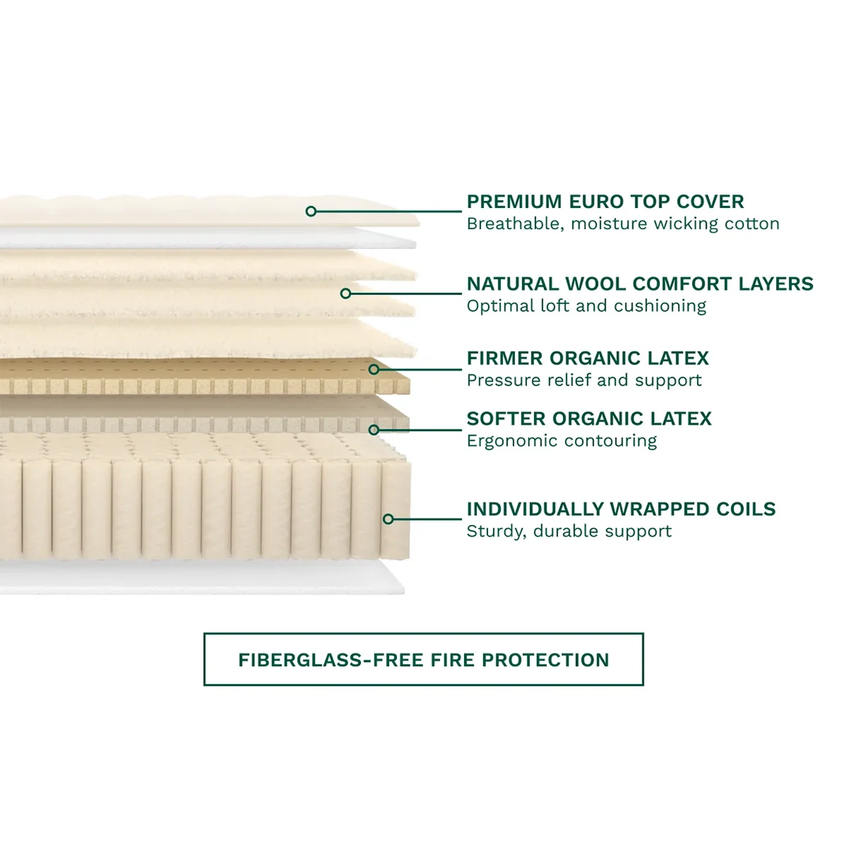 Birch Luxe Natural Mattress - Image 4