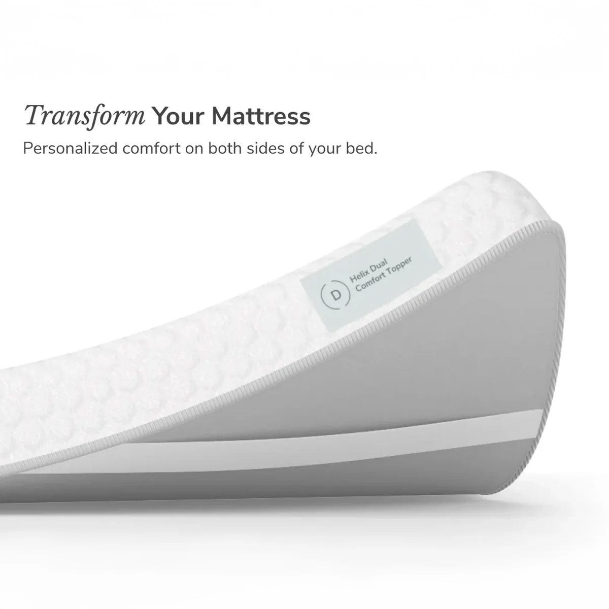 Helix Dual Comfort Mattress Topper With GlacioTex - Image 5