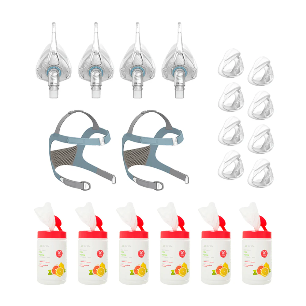 Fisher & Paykel Vitera Full Face Mask Deluxe Resupply Bundle - Image 3